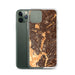 Custom Aliso Viejo California Map Phone Case in Ember