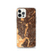 Custom iPhone 12 Pro Aliso Viejo California Map Phone Case in Ember