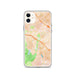 Custom iPhone 11 Aliso Viejo California Map Phone Case in Watercolor