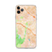Custom iPhone 11 Pro Max Aliso Viejo California Map Phone Case in Watercolor