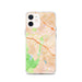 Custom iPhone 12 Aliso Viejo California Map Phone Case in Watercolor
