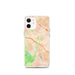 Custom iPhone 12 mini Aliso Viejo California Map Phone Case in Watercolor