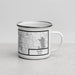 Right View Custom Allen Texas Map Enamel Mug in Classic