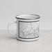 Left View Custom Allentown Pennsylvania Map Enamel Mug in Classic
