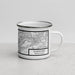 Right View Custom Allentown Pennsylvania Map Enamel Mug in Classic