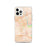 Custom Allentown Pennsylvania Map iPhone 12 Pro Phone Case in Watercolor
