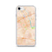 Custom Allentown Pennsylvania Map iPhone SE Phone Case in Watercolor