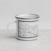 Left View Custom Alpharetta Georgia Map Enamel Mug in Classic