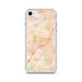 Custom Alpharetta Georgia Map iPhone SE Phone Case in Watercolor