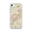 Custom Alpharetta Georgia Map iPhone SE Phone Case in Woodblock