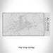 Rendered View of Alpine Texas Map Engraving on 17oz Stainless Steel Insulated Cola Bottle
