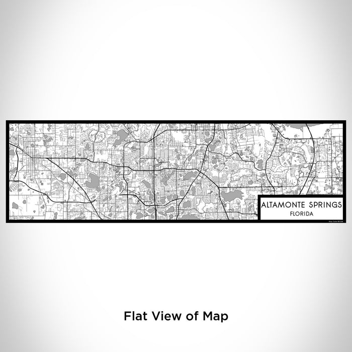 Flat View of Map Custom Altamonte Springs Florida Map Enamel Mug in Classic
