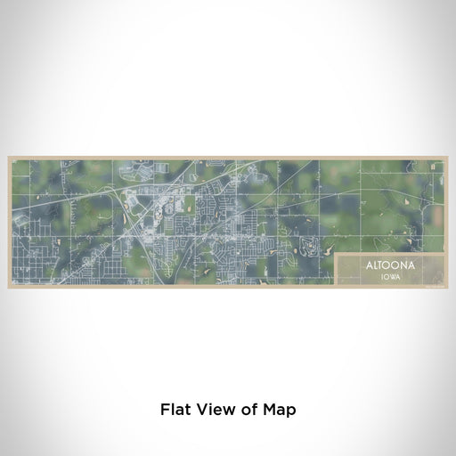 Flat View of Map Custom Altoona Iowa Map Enamel Mug in Afternoon