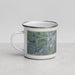 Left View Custom Altoona Iowa Map Enamel Mug in Afternoon
