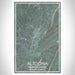 Altoona Pennsylvania Map Print Portrait Orientation in Afternoon Style With Shaded Background