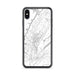 Custom iPhone XS Max Altoona Pennsylvania Map Phone Case in Classic