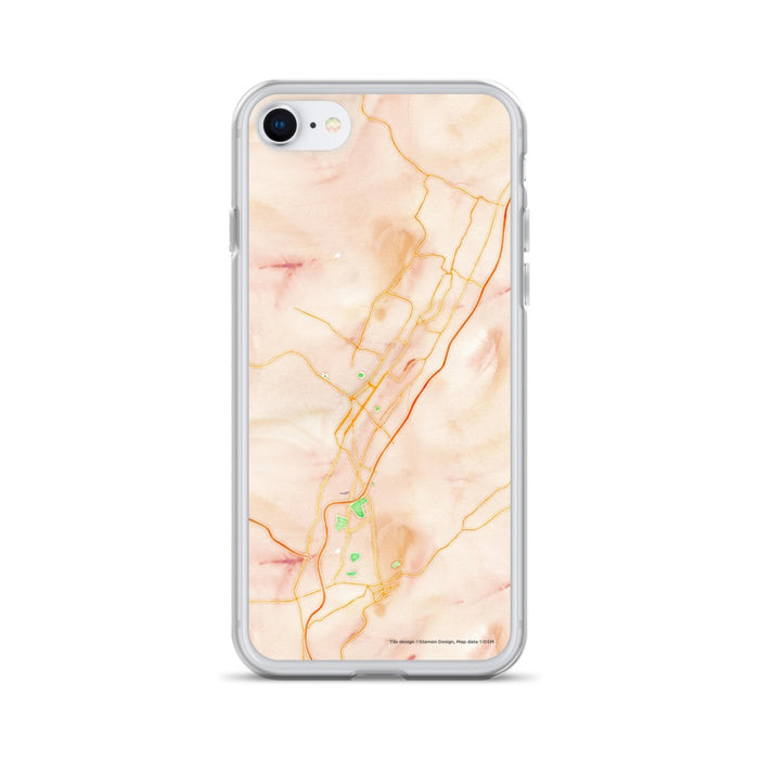 Custom iPhone SE Altoona Pennsylvania Map Phone Case in Watercolor