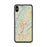 Custom iPhone XS Max Altoona Pennsylvania Map Phone Case in Woodblock