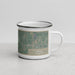 Right View Custom Altus Oklahoma Map Enamel Mug in Afternoon