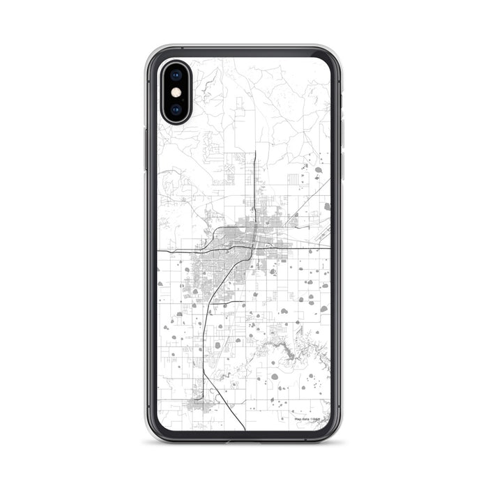 Custom Amarillo Texas Map Phone Case in Classic