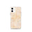 Custom Amarillo Texas Map iPhone 12 mini Phone Case in Watercolor