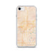 Custom Amarillo Texas Map iPhone SE Phone Case in Watercolor