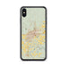 Custom Amarillo Texas Map Phone Case in Woodblock