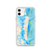 Custom Amelia Island Florida Map Phone Case in Watercolor