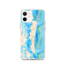 Custom Amelia Island Florida Map iPhone 12 Phone Case in Watercolor