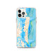 Custom Amelia Island Florida Map iPhone 12 Pro Phone Case in Watercolor