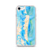 Custom Amelia Island Florida Map Phone Case in Watercolor