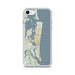 Custom Amelia Island Florida Map Phone Case in Woodblock