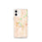 Custom Ames Iowa Map iPhone 12 mini Phone Case in Watercolor