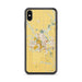 Custom Ames Iowa Map Phone Case in Woodblock