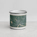 Front View Custom Amesbury Massachusetts Map Enamel Mug in Afternoon