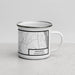 Right View Custom Amherst Massachusetts Map Enamel Mug in Classic