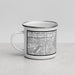 Left View Custom Amsterdam Netherlands Map Enamel Mug in Classic