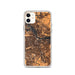 Custom iPhone 11 Amsterdam Netherlands Map Phone Case in Ember