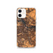 Custom iPhone 12 Amsterdam Netherlands Map Phone Case in Ember