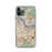 Custom iPhone 11 Pro Amsterdam Netherlands Map Phone Case in Woodblock