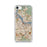 Custom iPhone SE Amsterdam Netherlands Map Phone Case in Woodblock
