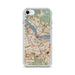 Custom iPhone SE Amsterdam Netherlands Map Phone Case in Woodblock