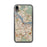 Custom iPhone XR Amsterdam Netherlands Map Phone Case in Woodblock