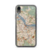 Custom iPhone XR Amsterdam Netherlands Map Phone Case in Woodblock