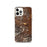 Custom Anaconda Montana Map iPhone 12 Pro Phone Case in Ember