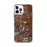 Custom Anaconda Montana Map iPhone 12 Pro Max Phone Case in Ember