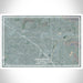 Anaheim California Map Print Landscape Orientation in Afternoon Style With Shaded Background