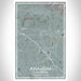 Anaheim California Map Print Portrait Orientation in Afternoon Style With Shaded Background