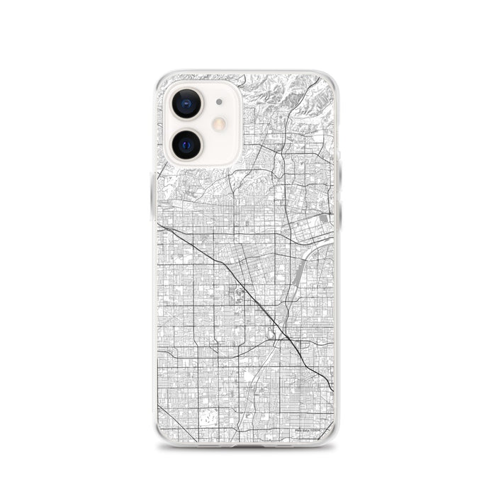 Custom Anaheim California Map iPhone 12 Phone Case in Classic
