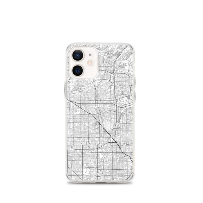 Custom Anaheim California Map iPhone 12 mini Phone Case in Classic